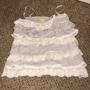Ruffle Lace Hollister Top